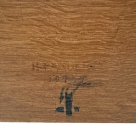 Hendrik Wouda Art Deco Modernist Single Bed for Pander, 1924